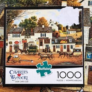 Charles Wysocki “olde cape cod” 1000 piece puzzle complete